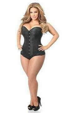 Daisy Corsets Lavish Black Brocade Corset - Daisy Corsets - Flyclothing LLC