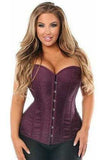 Daisy Corsets Lavish Plum Brocade Corset - Daisy Corsets - Flyclothing LLC