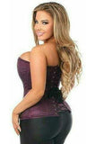 Daisy Corsets Lavish Plum Brocade Corset - Daisy Corsets - Flyclothing LLC