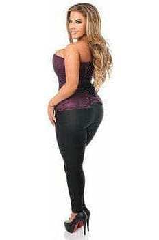 Daisy Corsets Lavish Plum Brocade Corset - Daisy Corsets - Flyclothing LLC