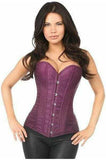 Daisy Corsets Lavish Plum Brocade Corset - Daisy Corsets - Flyclothing LLC