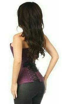Daisy Corsets Lavish Plum Brocade Corset - Daisy Corsets - Flyclothing LLC