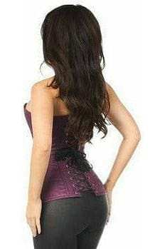 Daisy Corsets Lavish Plum Brocade Corset - Daisy Corsets - Flyclothing LLC