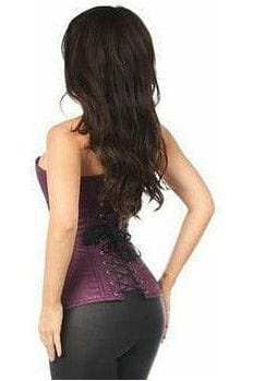 Daisy Corsets Lavish Plum Brocade Corset - Daisy Corsets - Flyclothing LLC