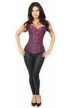 Daisy Corsets Lavish Plum Brocade Corset - Daisy Corsets - Flyclothing LLC
