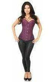 Daisy Corsets Lavish Plum Brocade Corset - Daisy Corsets - Flyclothing LLC