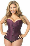 Daisy Corsets Lavish Plum Brocade Corset - Daisy Corsets - Flyclothing LLC