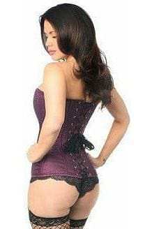 Daisy Corsets Lavish Plum Brocade Corset - Daisy Corsets - Flyclothing LLC