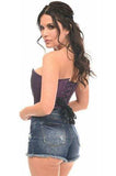 Daisy Corsets Lavish Plum Brocade Corset - Daisy Corsets - Flyclothing LLC