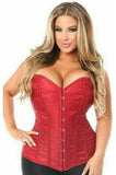 Daisy Corsets Lavish Wine Brocade Corset - Daisy Corsets - Flyclothing LLC