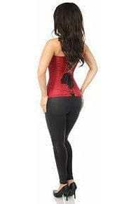 Daisy Corsets Lavish Wine Brocade Corset - Daisy Corsets - Flyclothing LLC