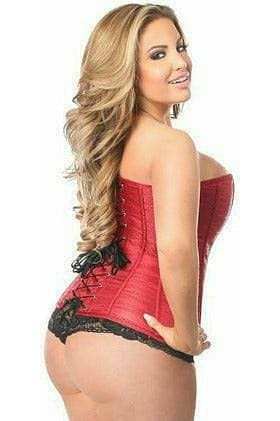 Daisy Corsets Lavish Wine Brocade Corset - Daisy Corsets - Flyclothing LLC