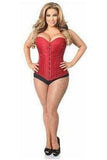 Daisy Corsets Lavish Wine Brocade Corset - Daisy Corsets - Flyclothing LLC