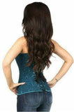 Daisy Corsets Lavish Dark Teal Lace Overbust Corset w/Zipper - Daisy Corsets - Flyclothing LLC