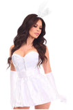 Daisy Corsets Lavish 5 PC White Bunny Corset Costume - Daisy Corsets - Flyclothing LLC