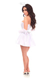 Daisy Corsets Lavish 5 PC White Bunny Corset Costume - Daisy Corsets - Flyclothing LLC