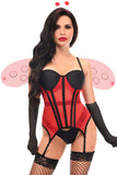 Daisy Corsets Lavish 4 PC Sexy Ladybug Lingerie Costume - Daisy Corsets - Flyclothing LLC
