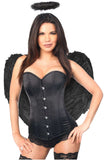 Daisy Corsets Lavish 3 PC Dark Angel Corset Costume - Daisy Corsets - Flyclothing LLC