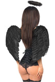 Daisy Corsets Lavish 3 PC Dark Angel Corset Costume - Daisy Corsets - Flyclothing LLC