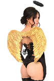 Daisy Corsets Lavish 4 PC Golden Angel Corset Costume - Daisy Corsets - Flyclothing LLC