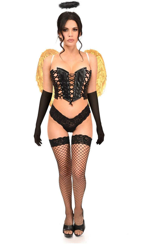 Daisy Corsets Lavish 4 PC Golden Angel Corset Costume - Daisy Corsets - Flyclothing LLC