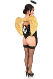 Daisy Corsets Lavish 4 PC Golden Angel Corset Costume - Daisy Corsets - Flyclothing LLC