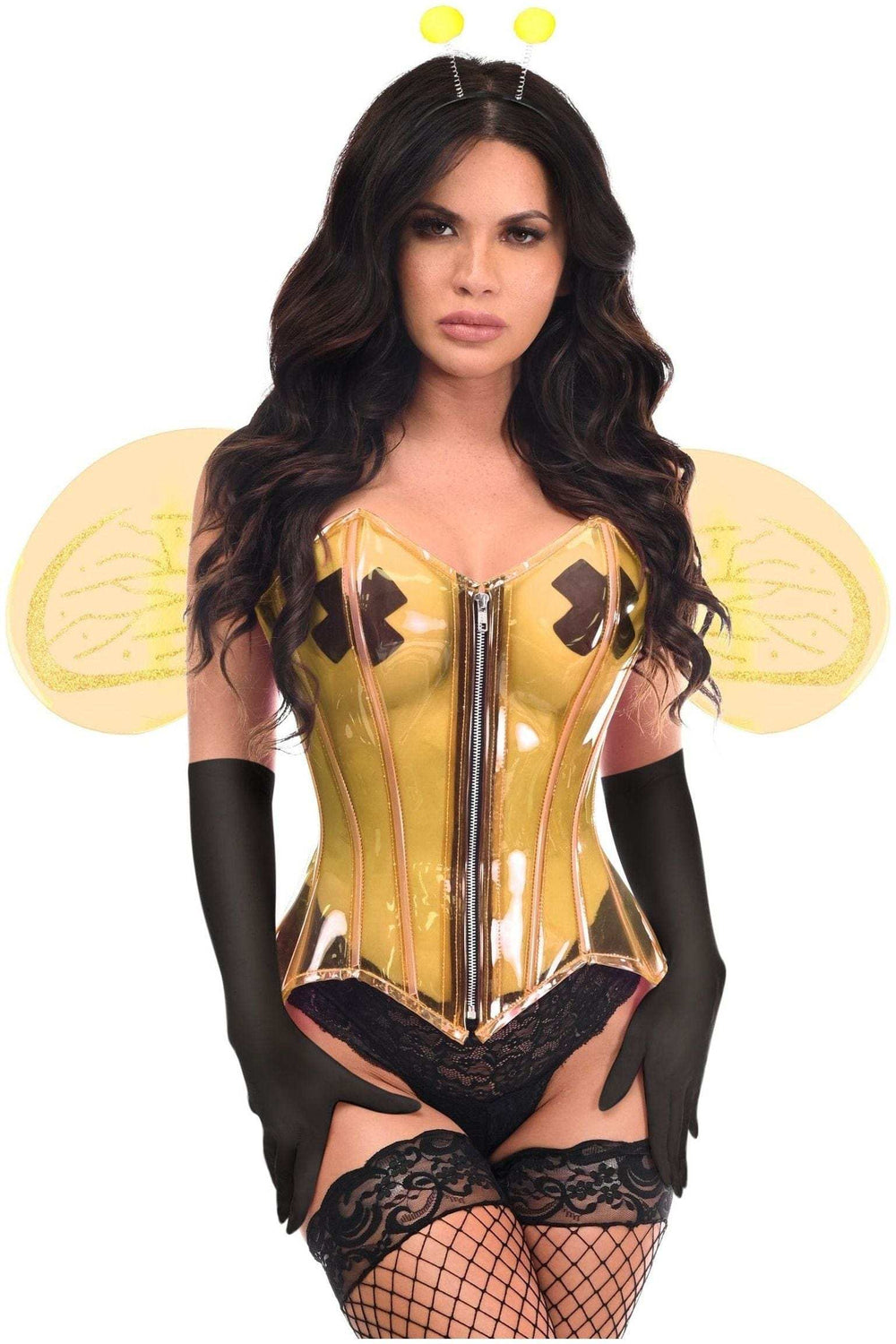 Daisy Corsets Lavish 4 PC Clear Bee Corset Costume - Daisy Corsets - Flyclothing LLC