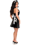 Daisy Corsets Lavish 4 PC Patent French Maid Corset Dress Costume - Daisy Corsets - Flyclothing LLC