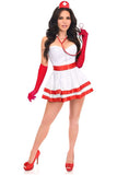 Daisy Corsets Lavish 5 PC Heart Stopper Nurse Corset Costume - Daisy Corsets - Flyclothing LLC