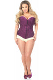 Daisy Corsets Lavish Magenta Lace Overbust Corset w/Zipper - Daisy Corsets - Flyclothing LLC
