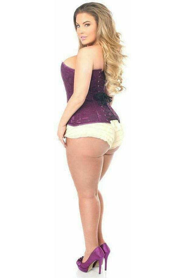 Daisy Corsets Lavish Magenta Lace Overbust Corset w/Zipper - Daisy Corsets - Flyclothing LLC