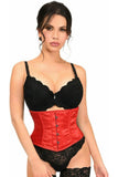 Daisy Corsets Lavish Red Satin Mini Cincher - Daisy Corsets - Flyclothing LLC