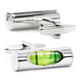 Green Level Cufflinks - Cufflinks.com - Flyclothing LLC