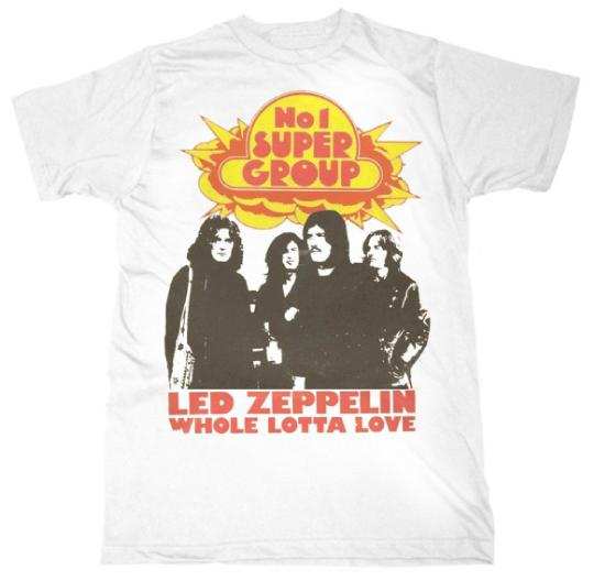 Led Zeppelin No 1 Super Group T-Shirt - Led Zeppelin - Flyclothing LLC
