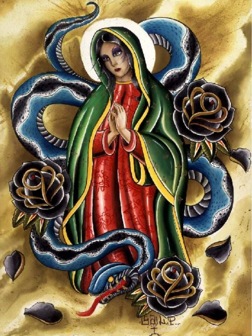 Black Market Art Company La Virgen Print - Black Market Art Company - Flyclothing LLC