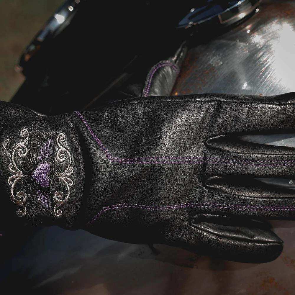 8144.17 - Ladies Full Finger Gloves - Unik Just for Bikers - Flyclothing LLC