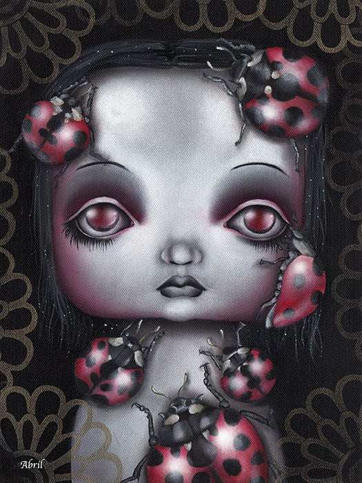Black Market Art Company Ladybug Girl Print - Black Market Art Company - Flyclothing LLC