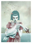 Black Market Art Company Lake Girl Print - Black Market Art Company - Flyclothing LLC