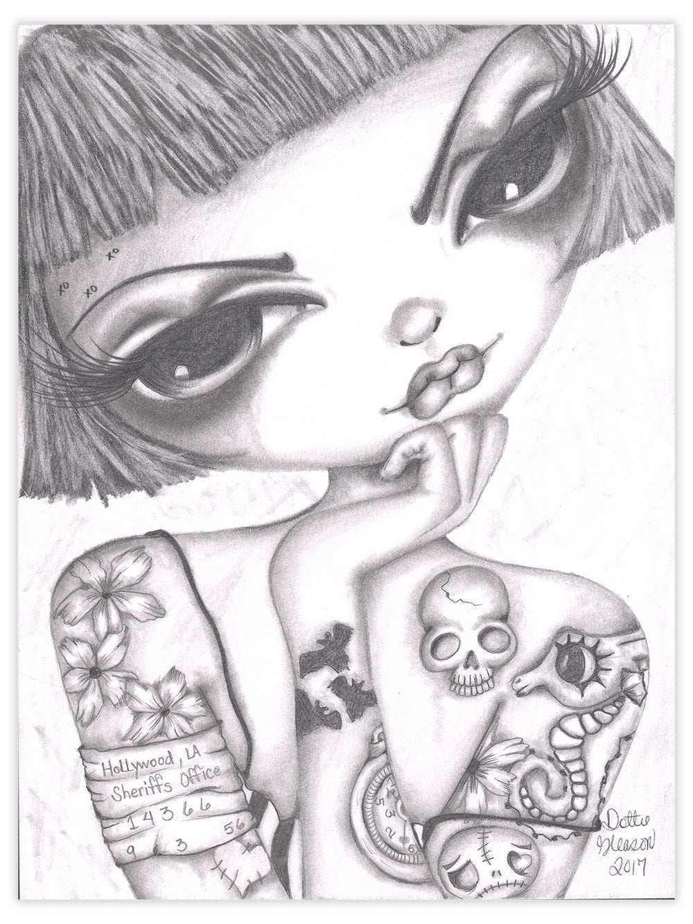 Black Market Art Company Lara Print - Black Market Art Company - Flyclothing LLC