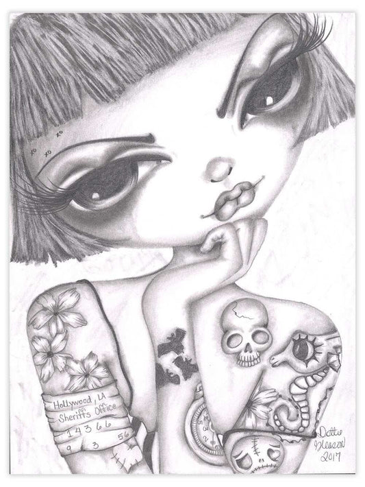 Black Market Art Company Lara Print - Black Market Art Company - Flyclothing LLC