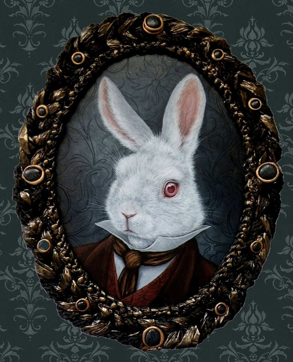 Black Market Art Company White Rabbit Print - Black Market Art Company - Flyclothing LLC