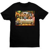 Last Supper of Oz T-Shirt - Black - Get Down Art - Flyclothing LLC