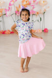 Lavender Love S/S Ruffle Tee - Mila & Rose ® - Flyclothing LLC