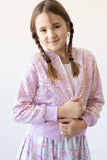 Lavender Sequin Jacket - Mila & Rose ® - Flyclothing LLC