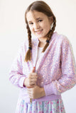 Lavender Sequin Jacket - Mila & Rose ® - Flyclothing LLC