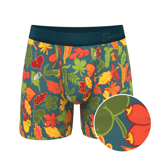 The Leaf Peeps | Naughty Leaves Ball Hammock® Pouch Underwear - Shinesty - Flyclothing LLC