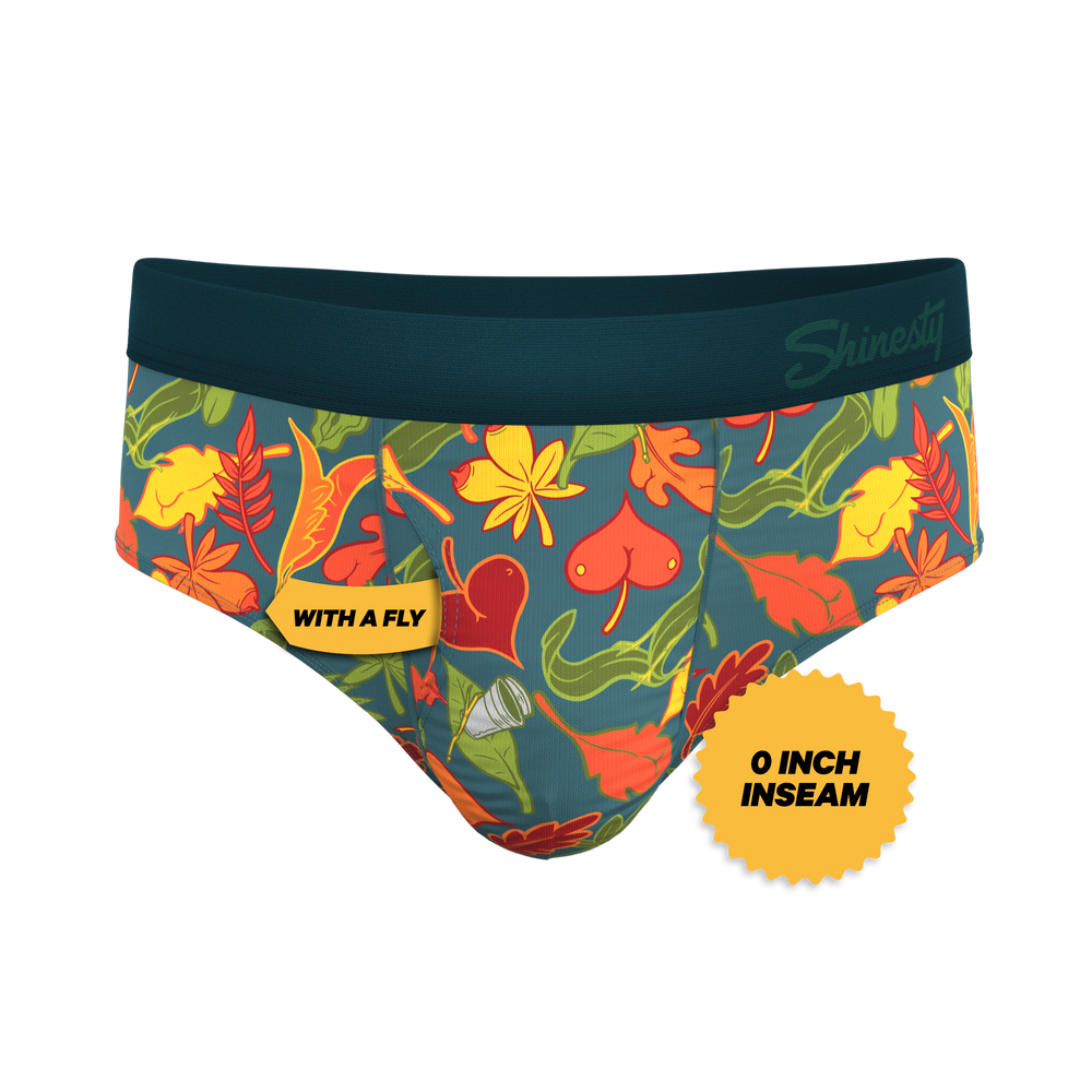 The Leaf Peeps | Naughty Leaves Ball Hammock® Pouch Underwear Briefs - Shinesty - Flyclothing LLC
