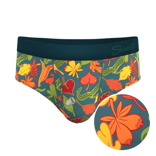 The Leaf Peeps | Naughty Leaves Ball Hammock® Pouch Underwear Briefs - Shinesty - Flyclothing LLC