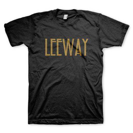 Leeway Gold Text T-Shirt - Leeway - Flyclothing LLC