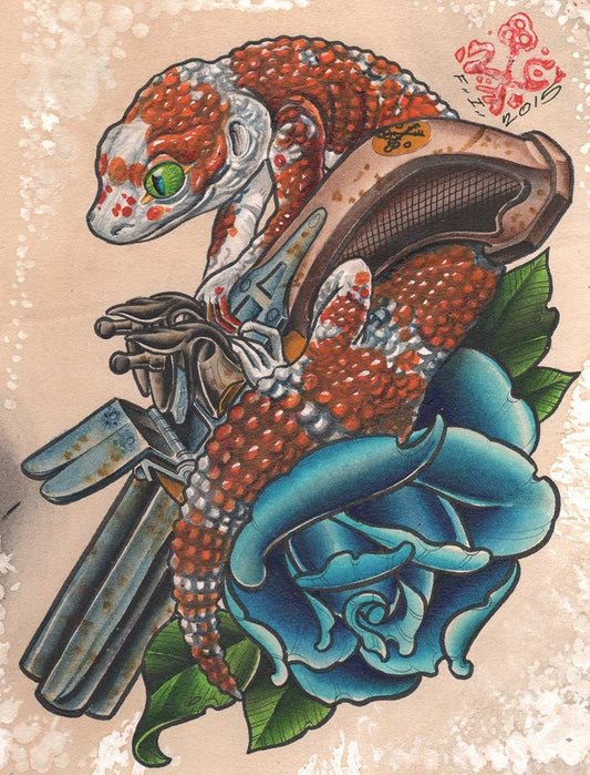 Black Market Art Company Leopard Death Print - Black Market Art Company - Flyclothing LLC